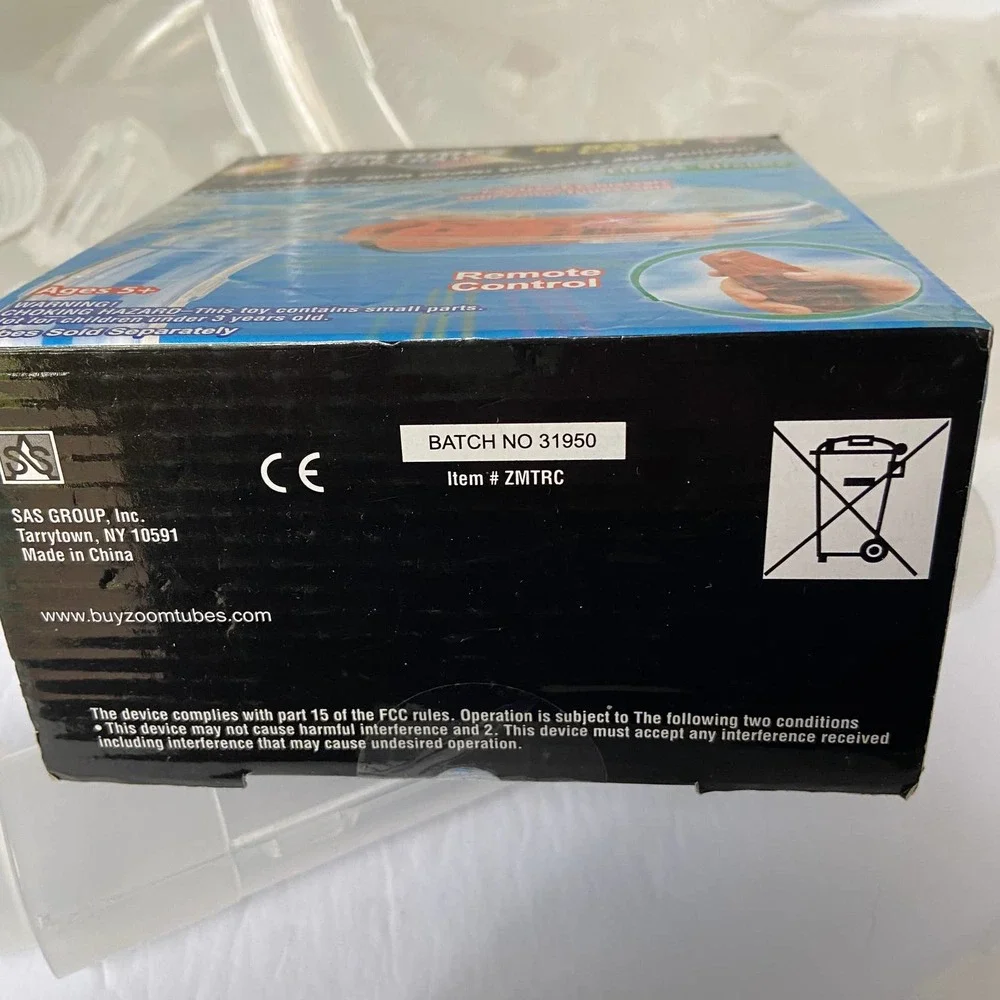 Zoom Tubes Car Trax RC Racer Set 2 cars w/ Expansion Set Criss Cross - Picture 4 of 12